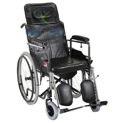 Escort Commode Wheel Chair H008B - Yuwell