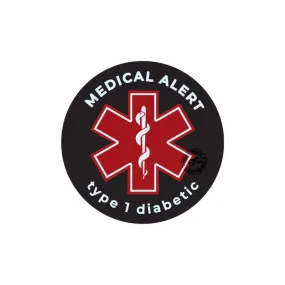 ETC Medical Alert - Vinyl Decal Sticker (T1D)
