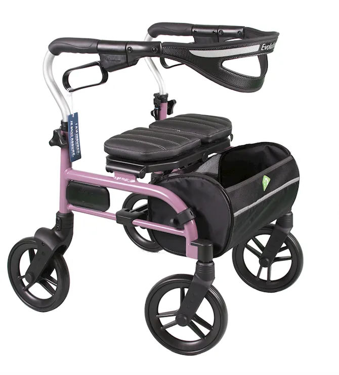 Evolution Trillium Rollator, Pink, Mini