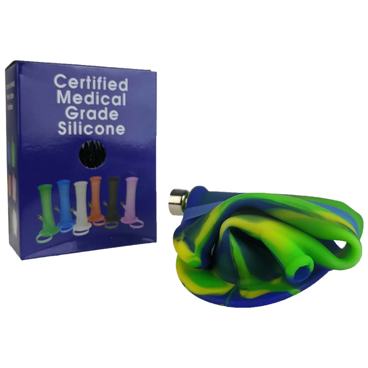Foldable Travel Bong Multicolor