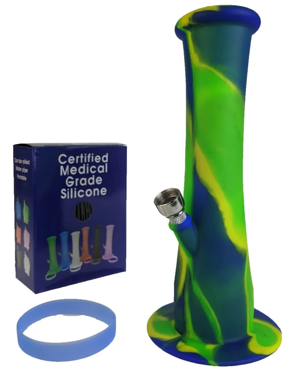 Foldable Travel Bong Multicolor