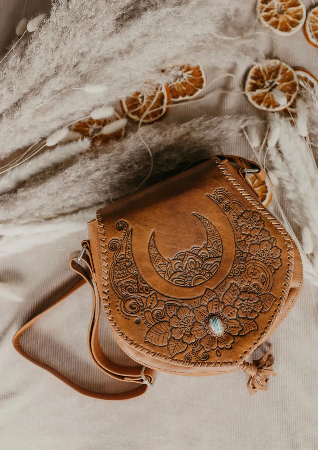 GRACIE AND CLAIRE THE LABEL - SHOULDER BAG - TAN