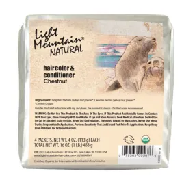 Haircolor Chestnut 4 Oz By Light Mountain