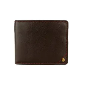 Hidesign Angle Stitch Leather Multi-Compartment Leather Wallet