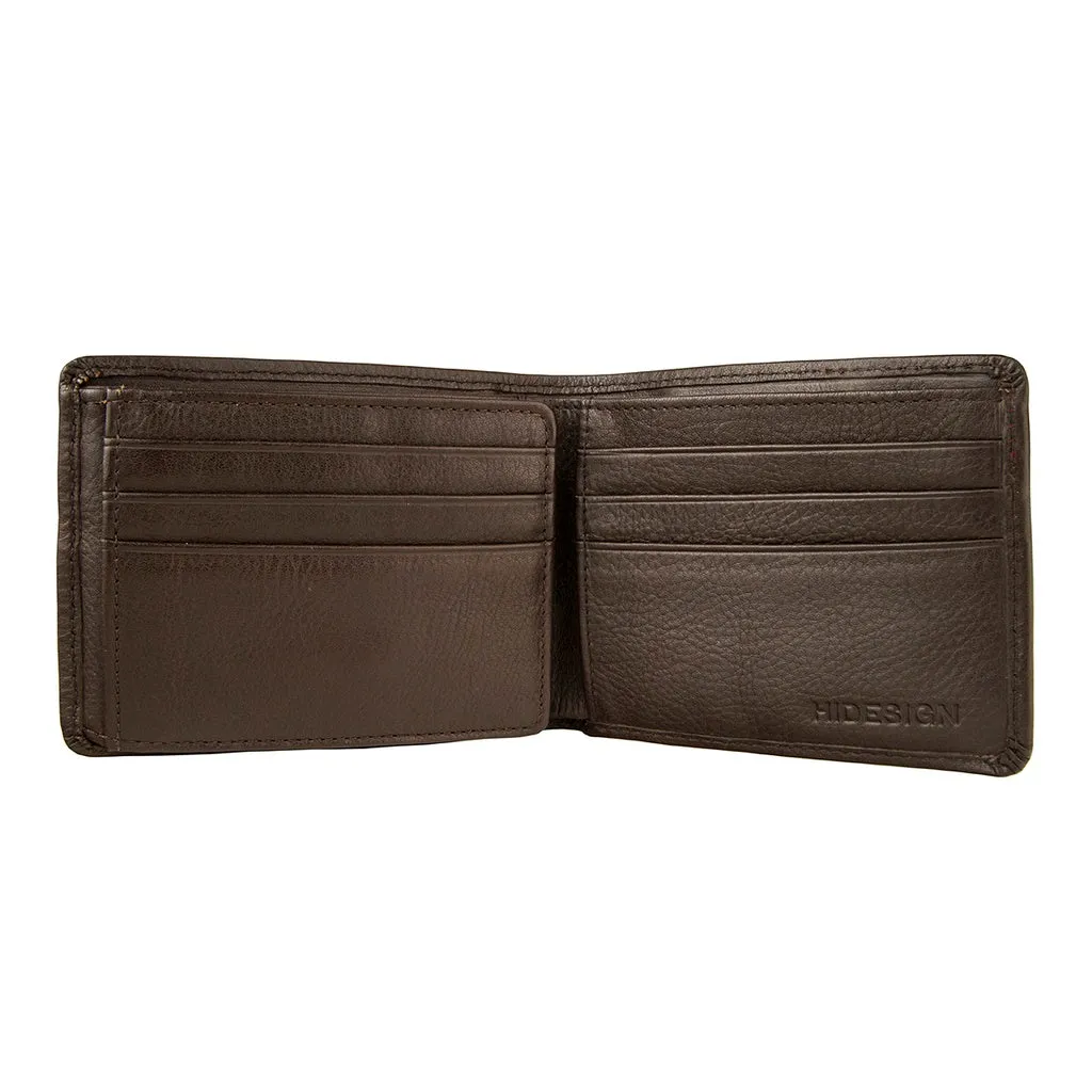 Hidesign Angle Stitch Leather Multi-Compartment Leather Wallet