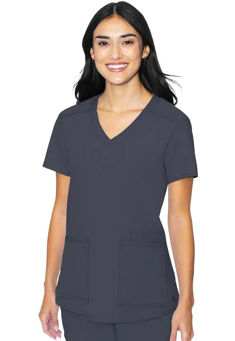 Insight by Med Couture Women's 3 Pocket Scrub Top MC2411