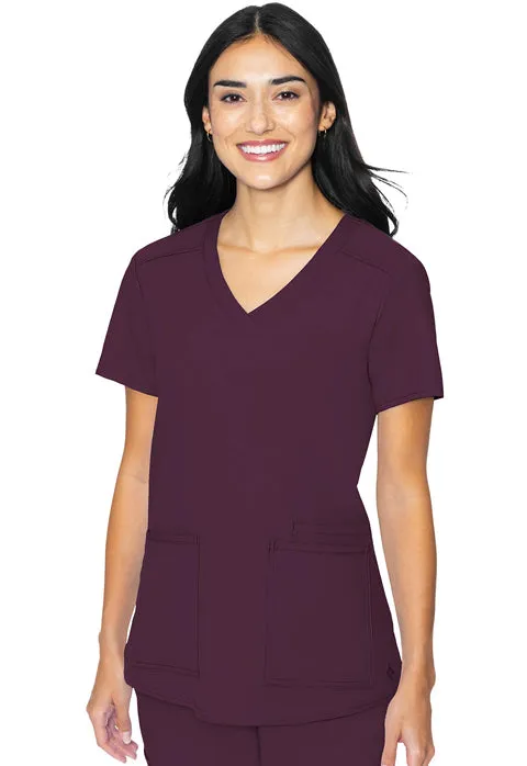 Insight by Med Couture Women's 3 Pocket Scrub Top MC2411