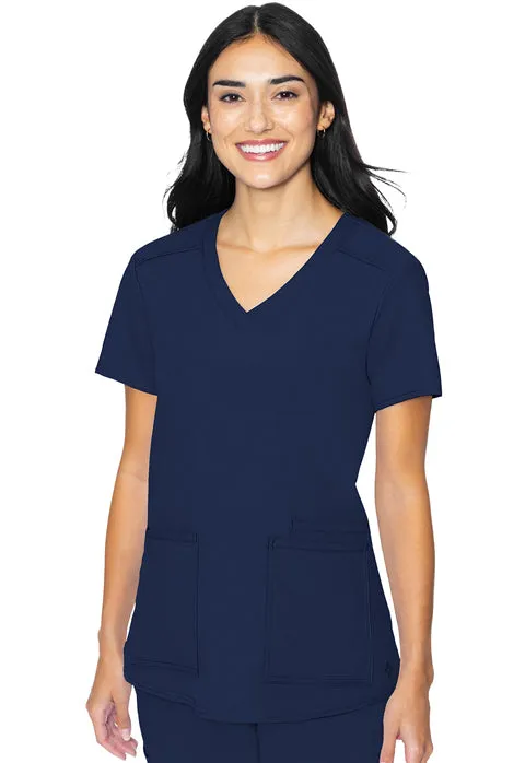 Insight by Med Couture Women's 3 Pocket Scrub Top MC2411