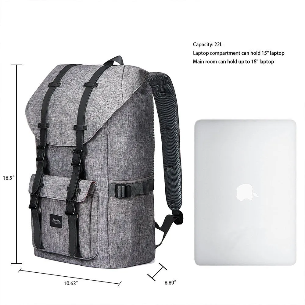 KAUKKO Backpack for city trips, EP5-2 ( Grey / 19L )