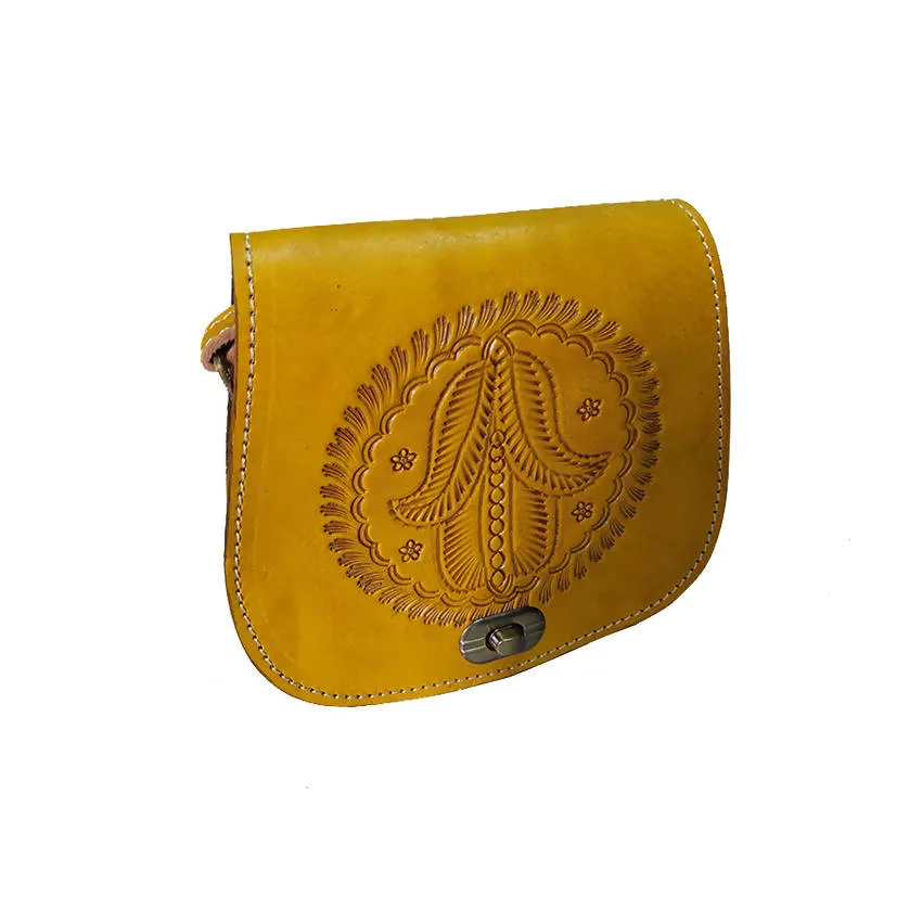 Leather Crossbody Bag - 5 colors available