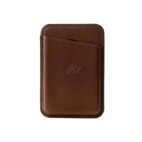 Leather Magnetic Wallet - Terra