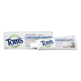 Luminous White Toothpaste Clean Mint 4 Oz By Tom's Of Maine