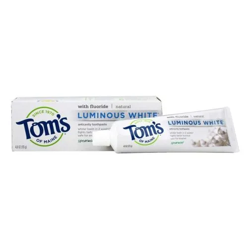 Luminous White Toothpaste Clean Mint 4 Oz By Tom's Of Maine