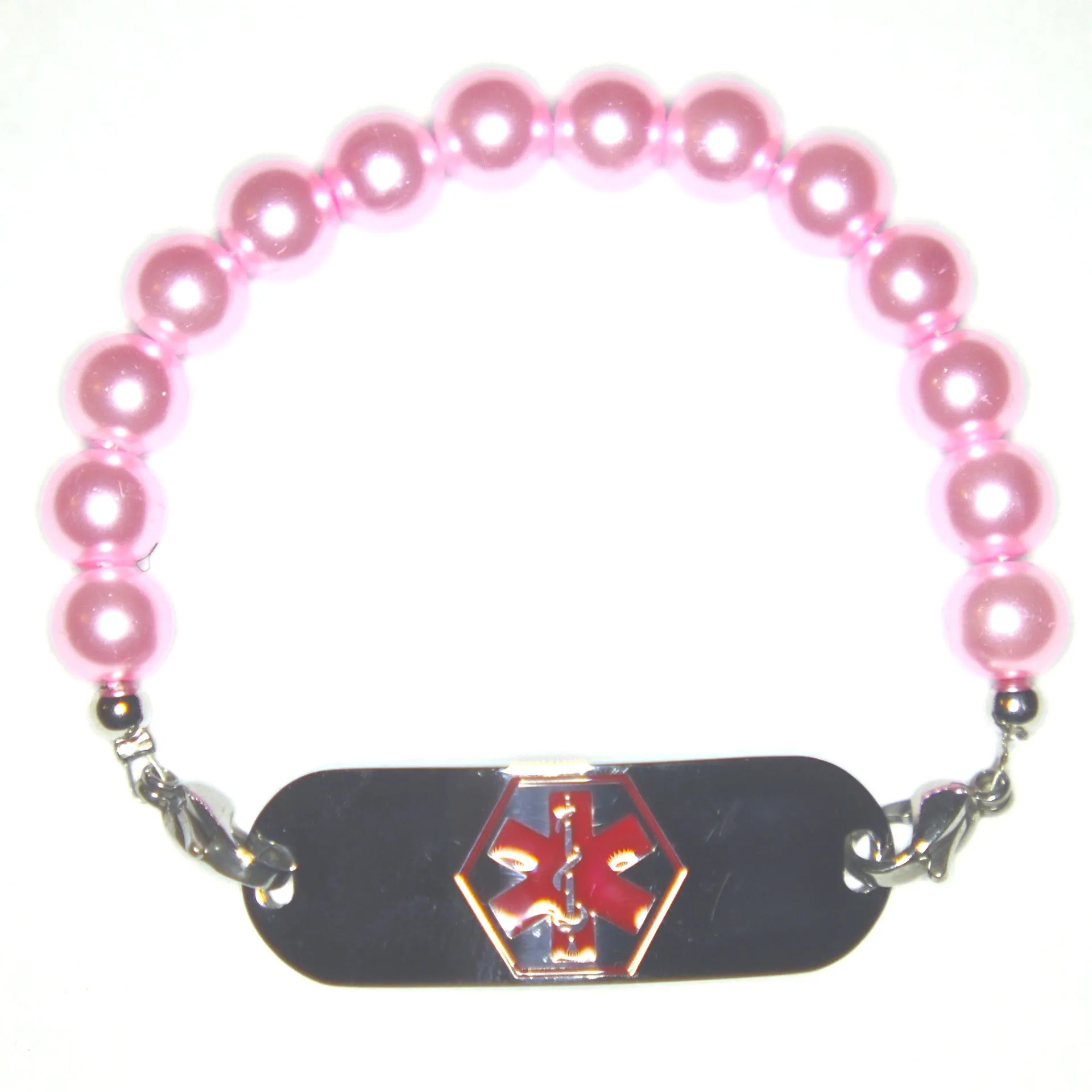 Medical Alert ID - Pink Bracelet