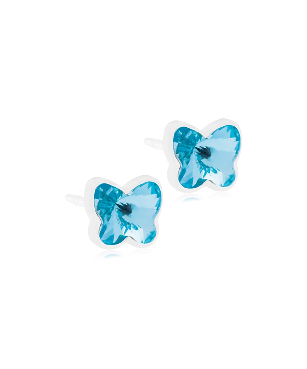 Medical Plastic - Butterfly 5mm Earring Skin Friendly Earrings Ireland