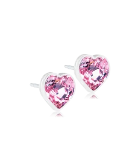 Medical Plastic - Heart Earring 6mm Skin Friendly Earrings Ireland