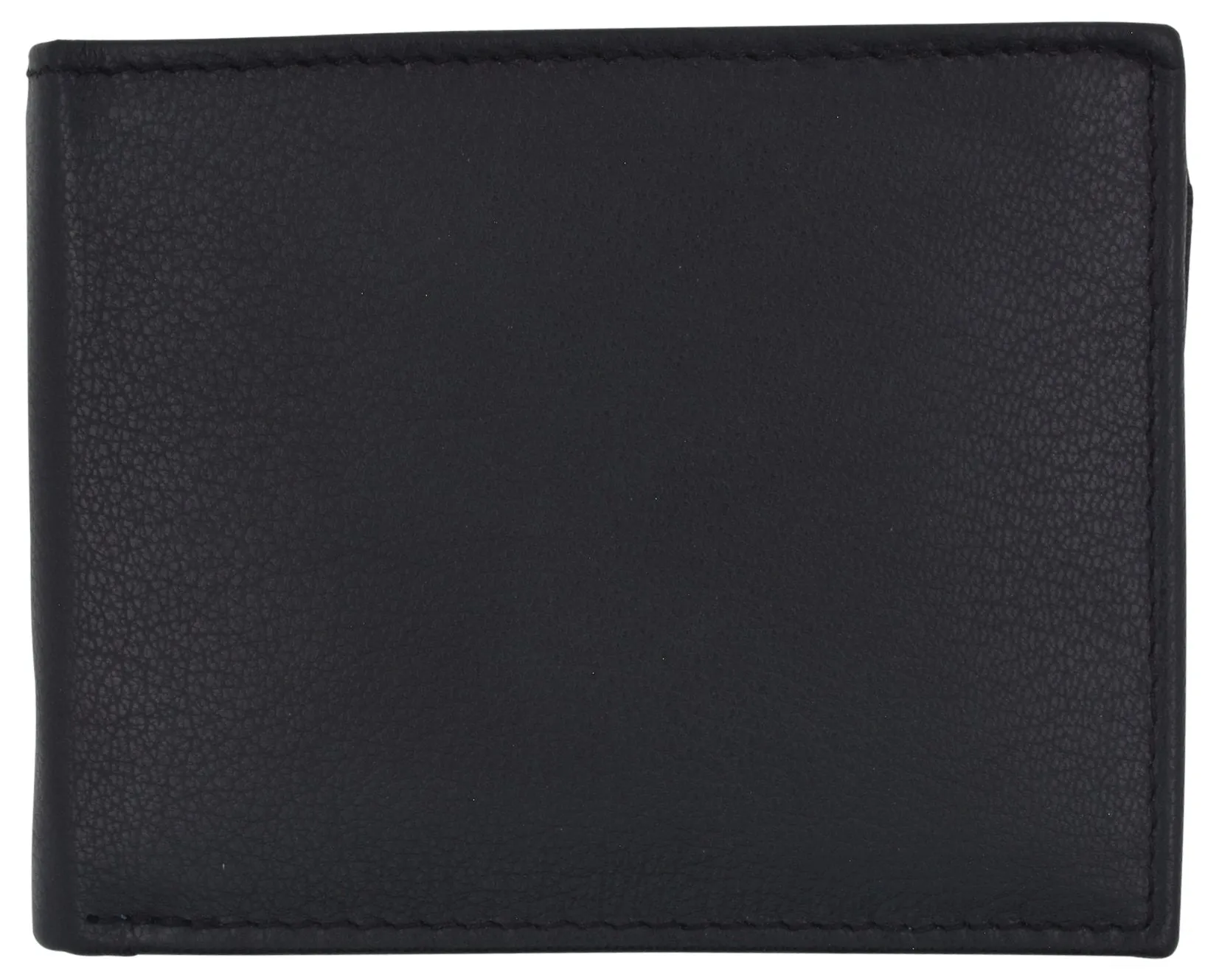 Men's Leather RFID Blocking Double Flap Up ID Windows Bifold Card Holder Wallet / RFID590GT