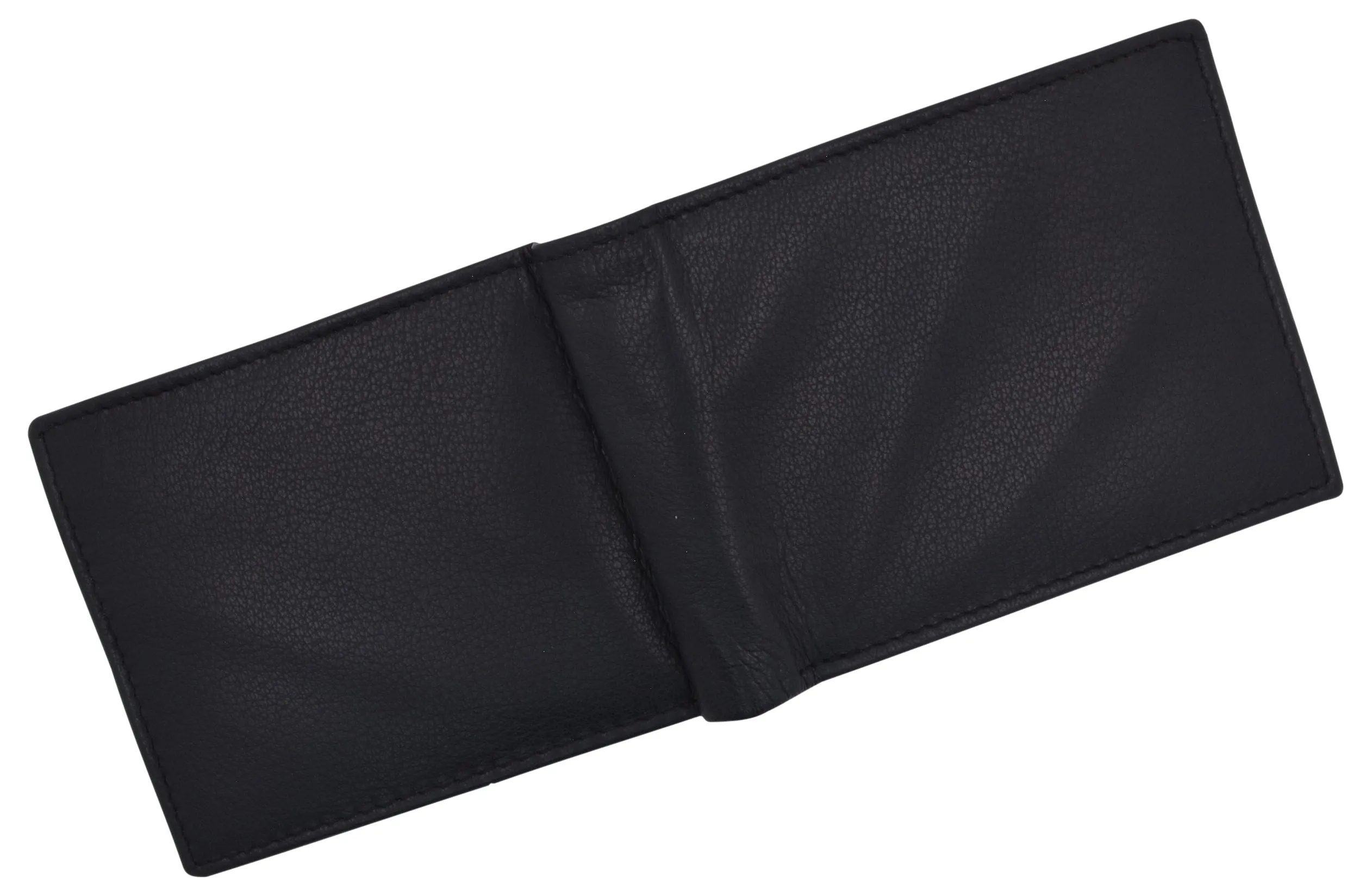 Men's Leather RFID Blocking Double Flap Up ID Windows Bifold Card Holder Wallet / RFID590GT