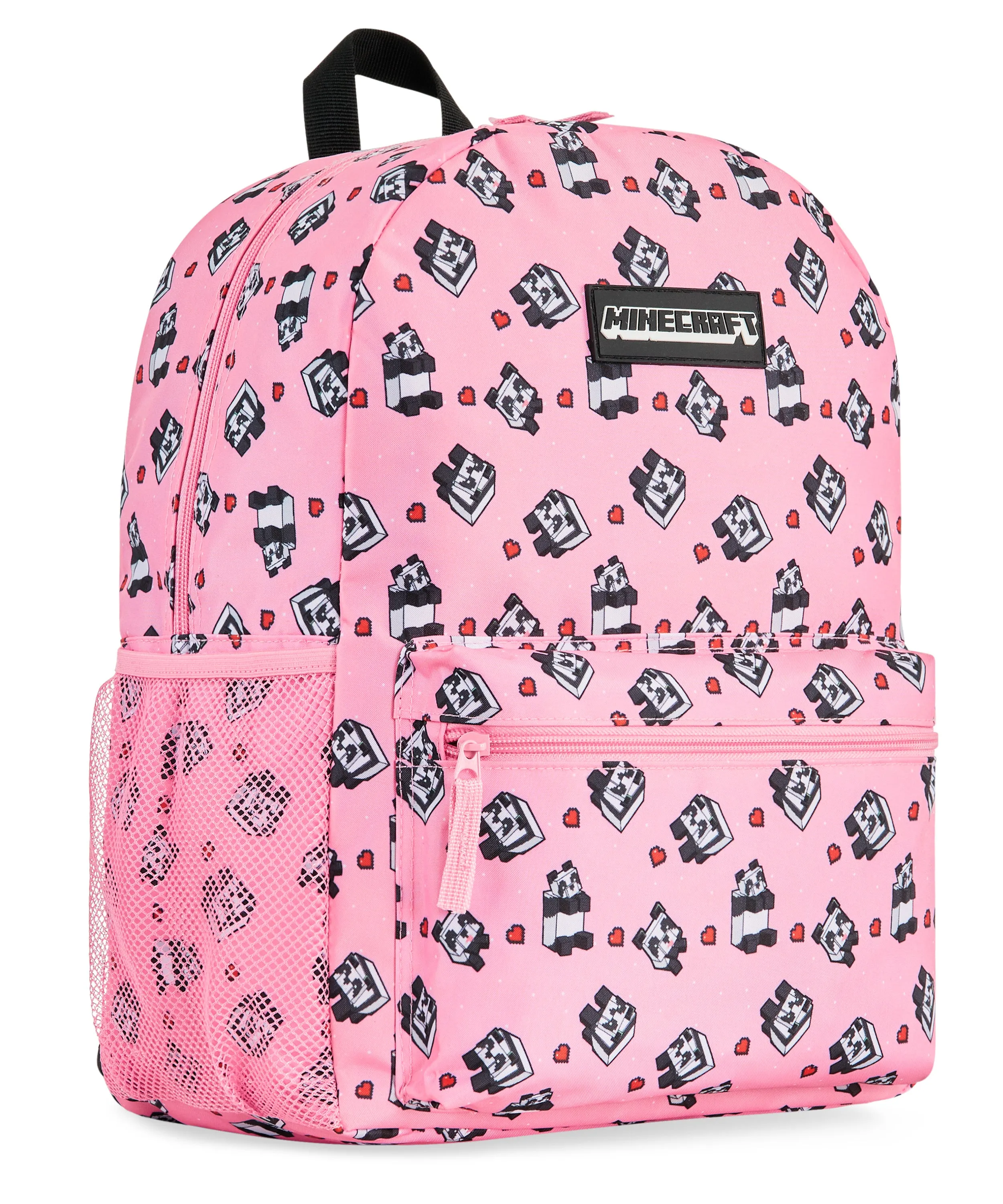 Minecraft School Bag Boys and Girls, Kids Backpack (Pink)