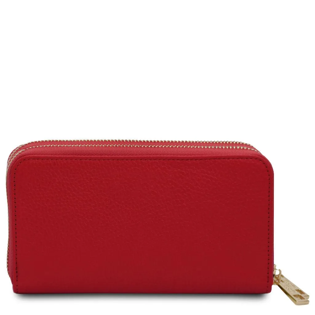 Mira - Double zip around leather wallet | TL142331