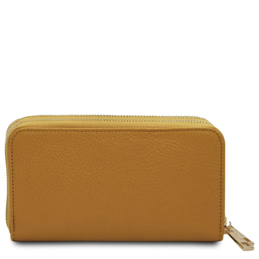 Mira - Double zip around leather wallet | TL142331