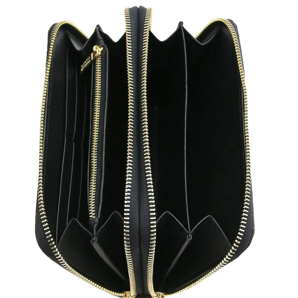 Mira - Double zip around leather wallet | TL142331