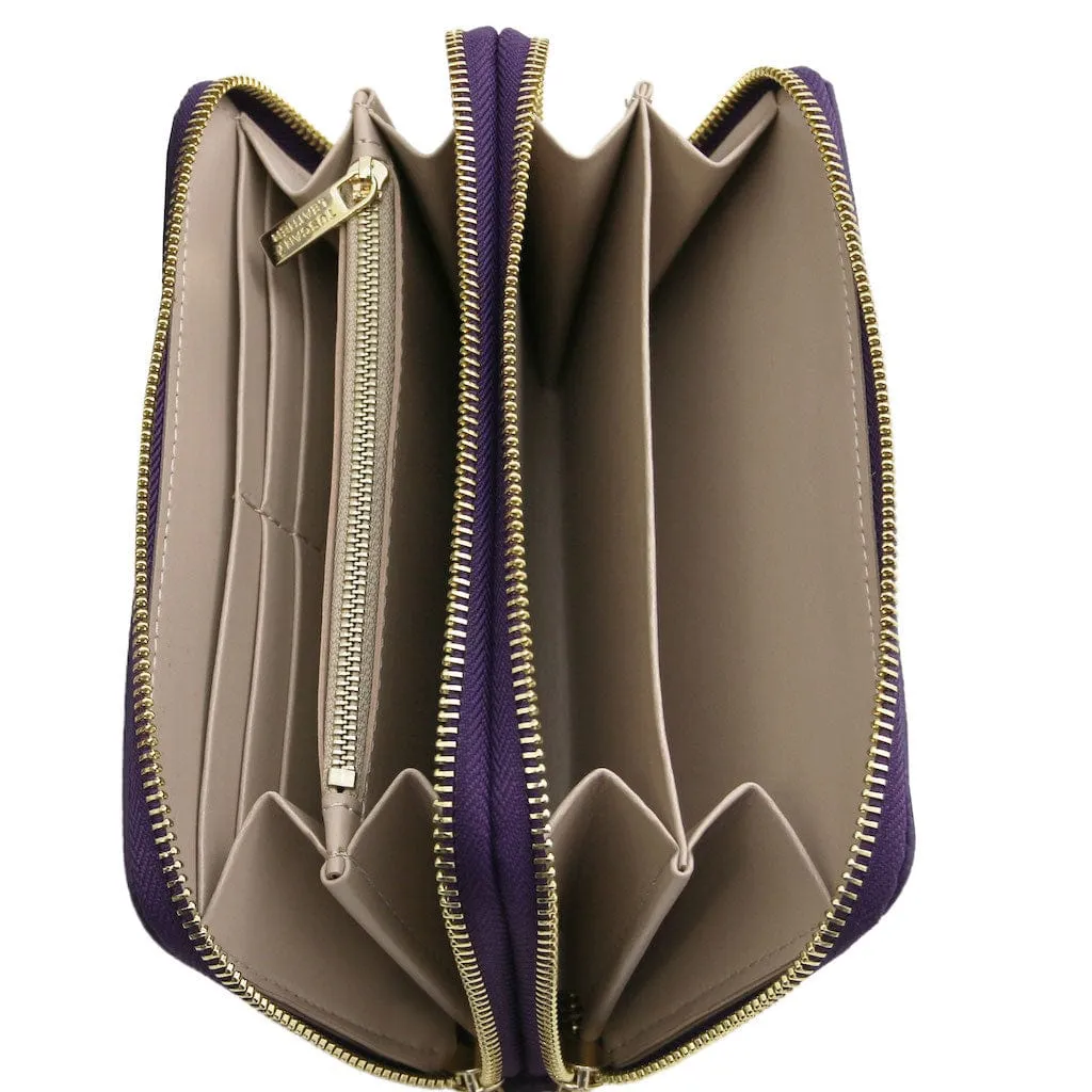 Mira - Double zip around leather wallet | TL142331