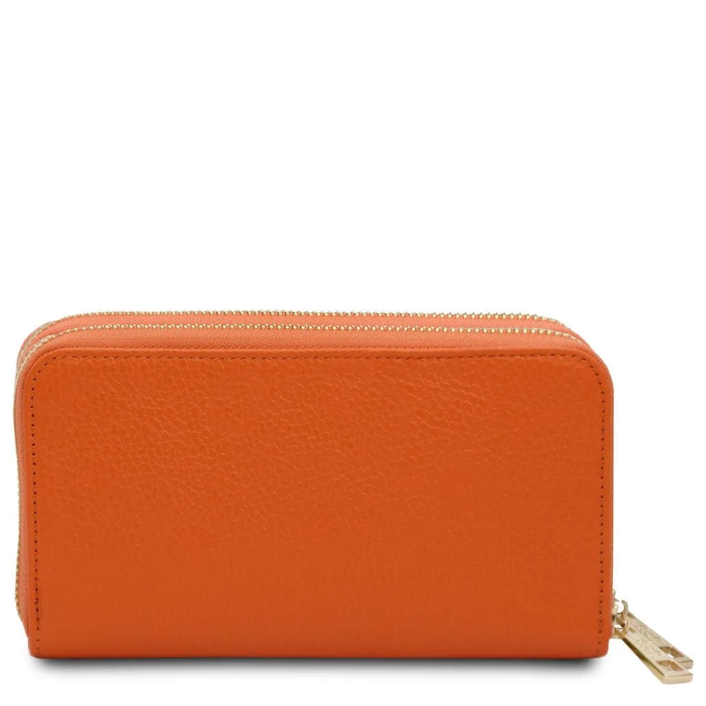 Mira - Double zip around leather wallet | TL142331