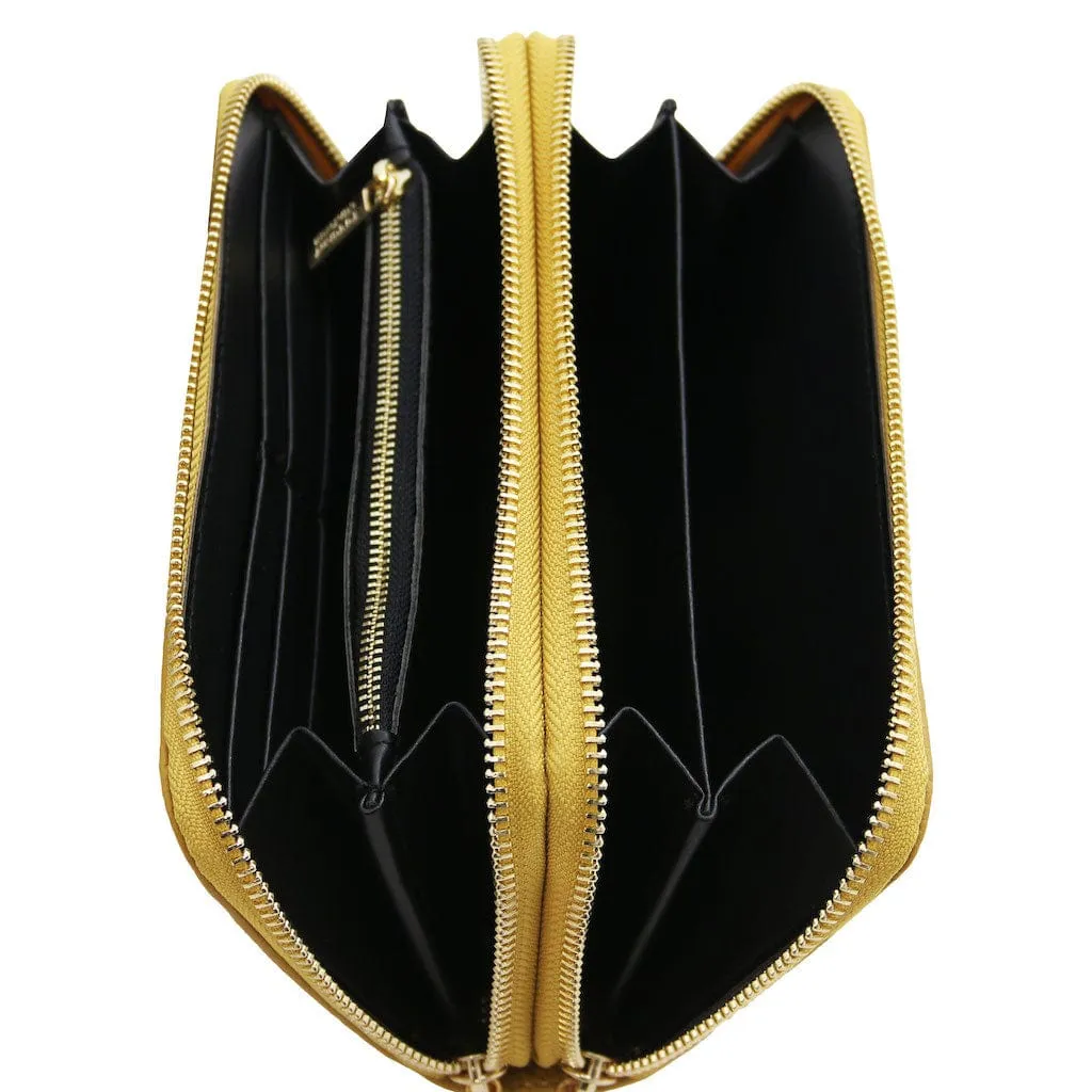 Mira - Double zip around leather wallet | TL142331