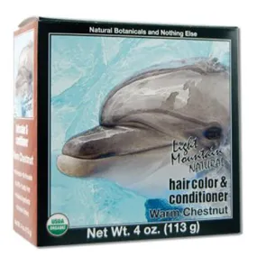 Narural Hair Color & Conditioner Warm Chestnut 4 Oz By Light Mountain
