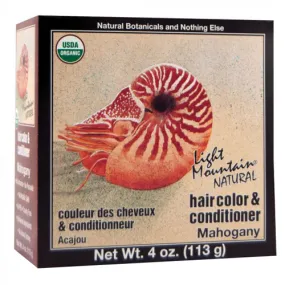 Natural Hair Color and Conditioner Mahogany 4 Oz By Light Mountain