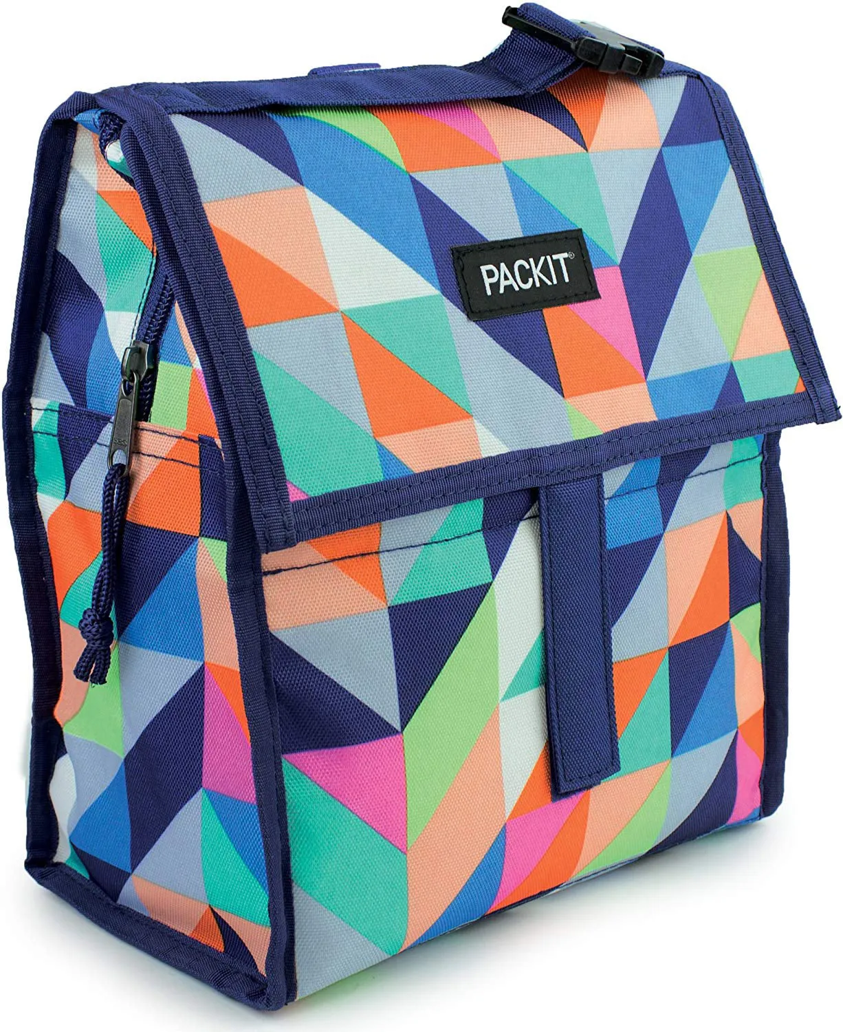 PackIt Freezable Lunch Bag with Zippered Closure, Paradise Breeze, 72 Ounces