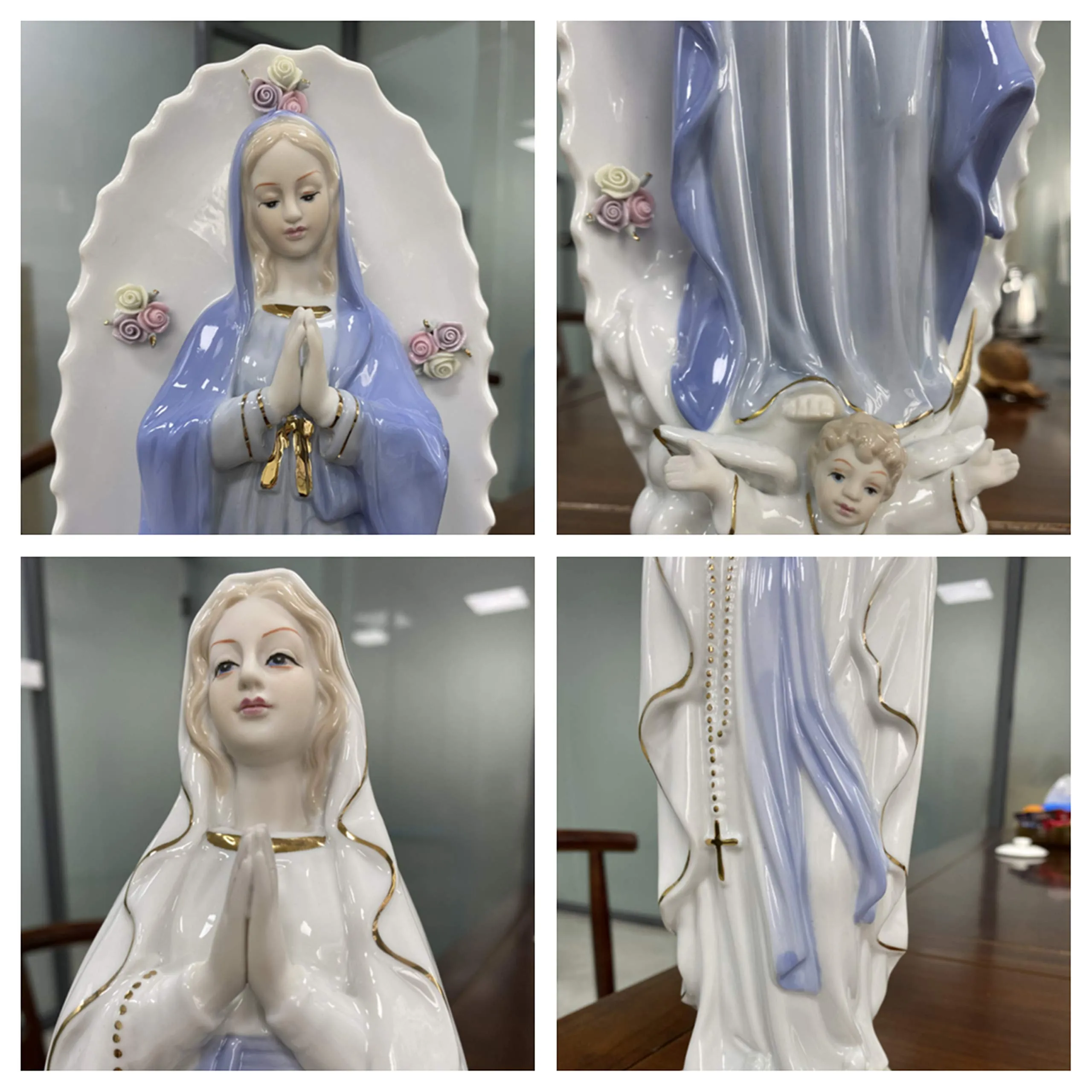 PAUL MAIER Virgin Mary, Mother Mary Statue Deramic Statue, is a Perfect for Parents and Friends Who Love Religious Inspiration (11.83.9)