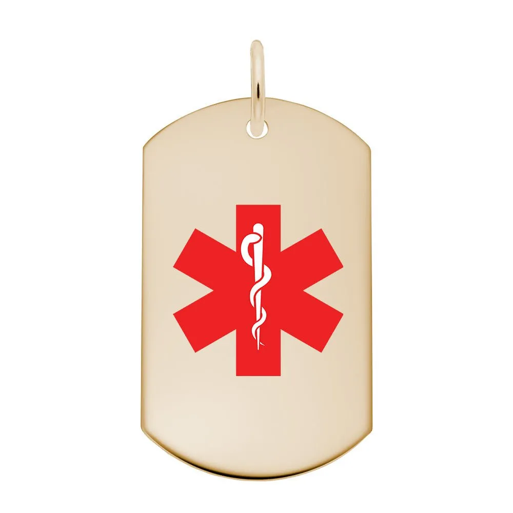 Rembrandt Charms - Medical Dog Tag - 8399-073