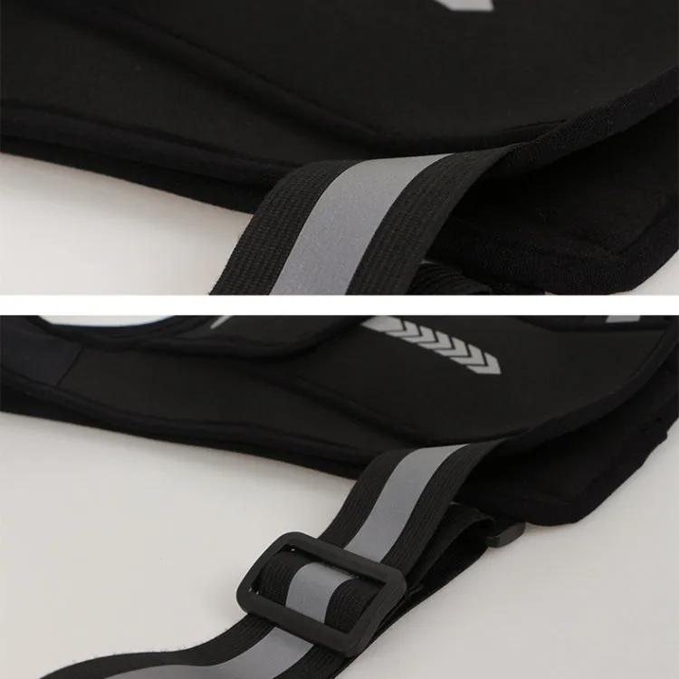 Running Reflective Vest Bag Outdoor Sports Mobile Phone Chest Bag(Luminous Upgrade)