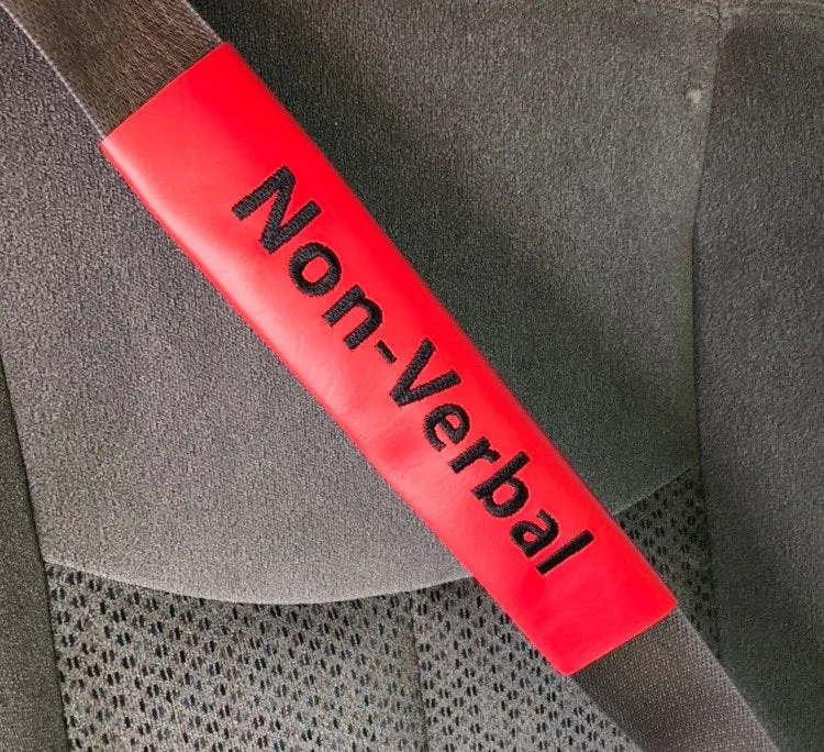 Seat Belt Sleeve, First Responder Alert, Medical Alert, Backpack Tag, Alert, Medical Alert, Kidoosh
