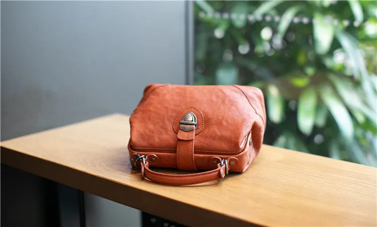 Small Leather Doctors Bag Purses For Women