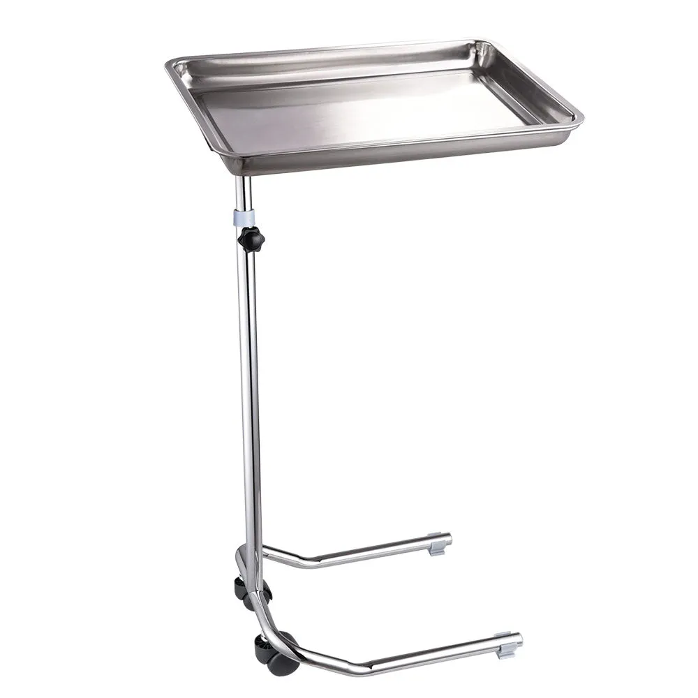 TheLAShop Mayo Instrument Stand with Removable Tray Single Post