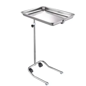 TheLAShop Mayo Instrument Stand with Removable Tray Single Post