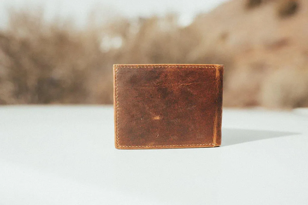Top Grain Leather Bifold