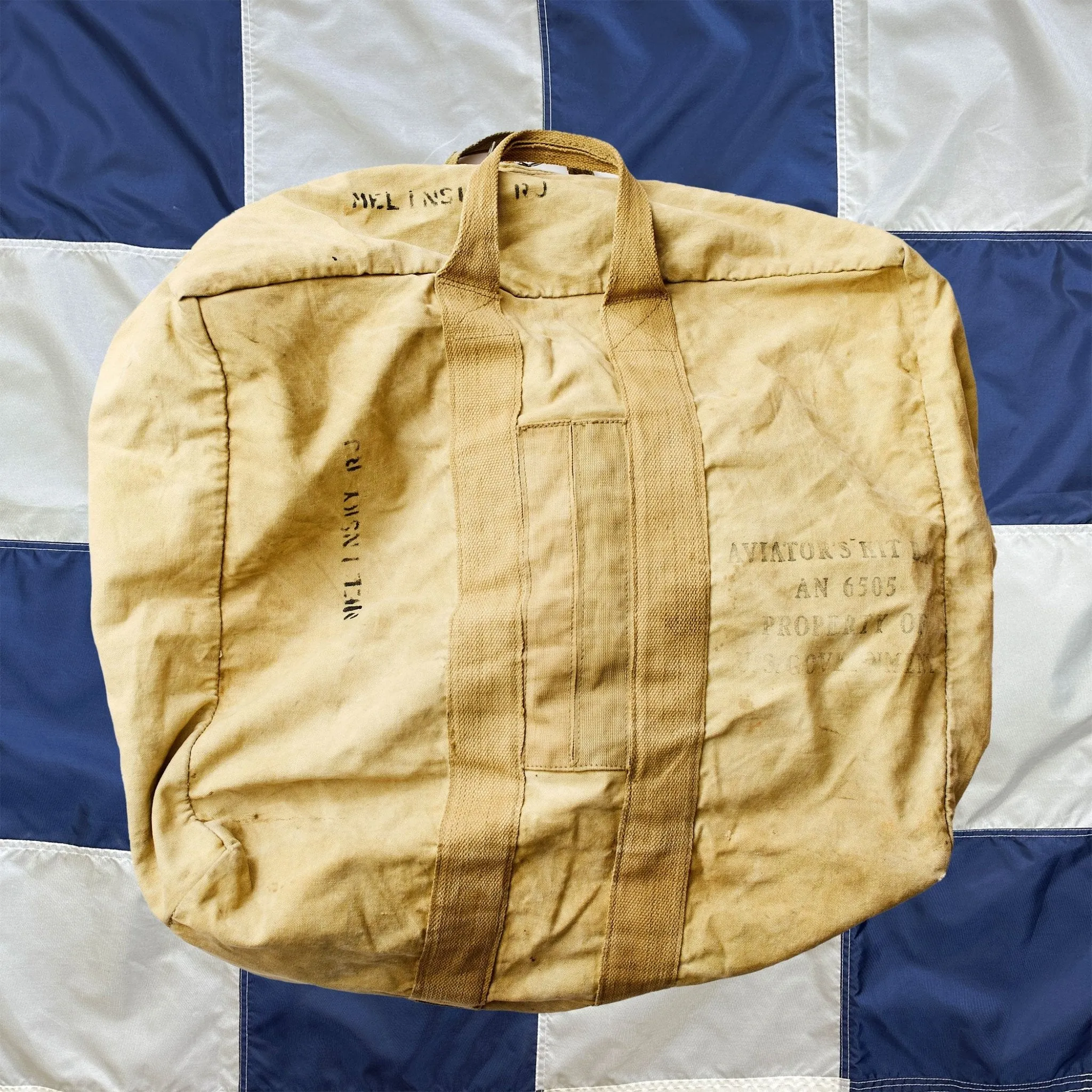 Vintage WW2 USAAF Aviator Kit Bag