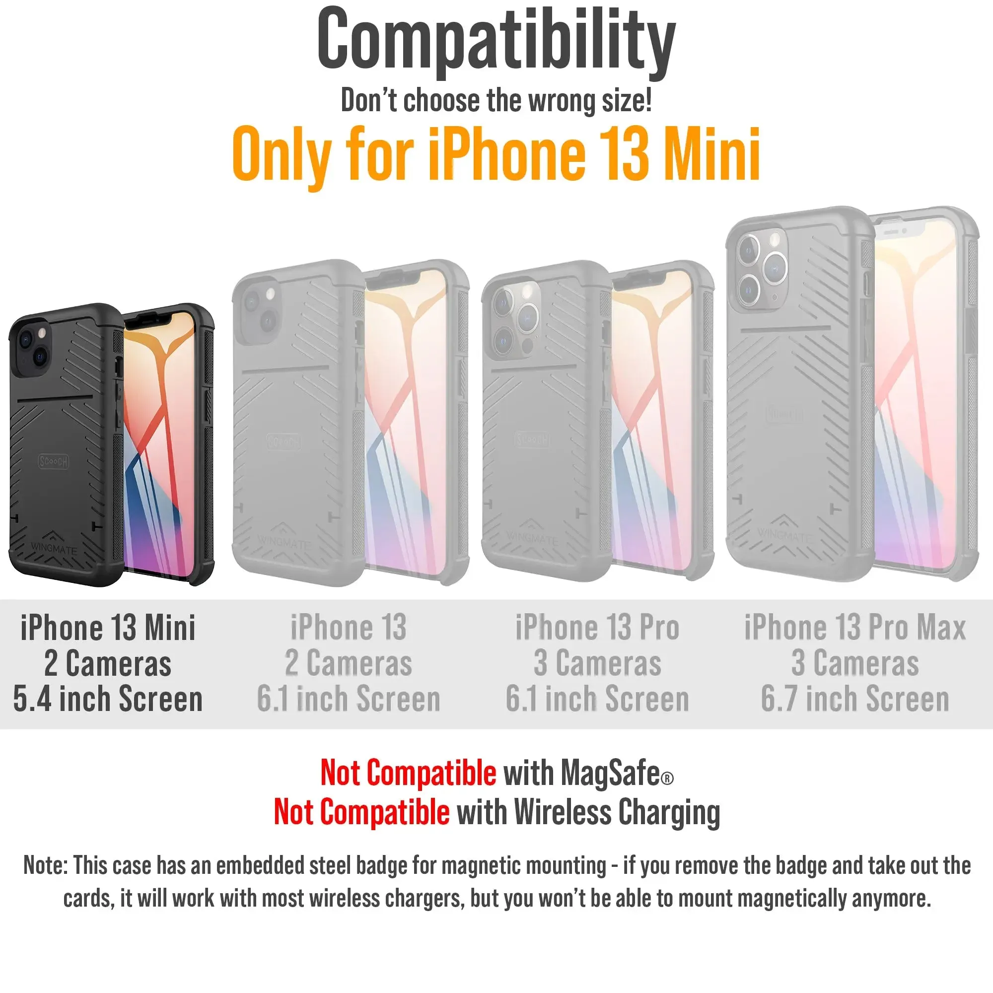 Wingmate Ultimate Bundle for iPhone 13 Mini