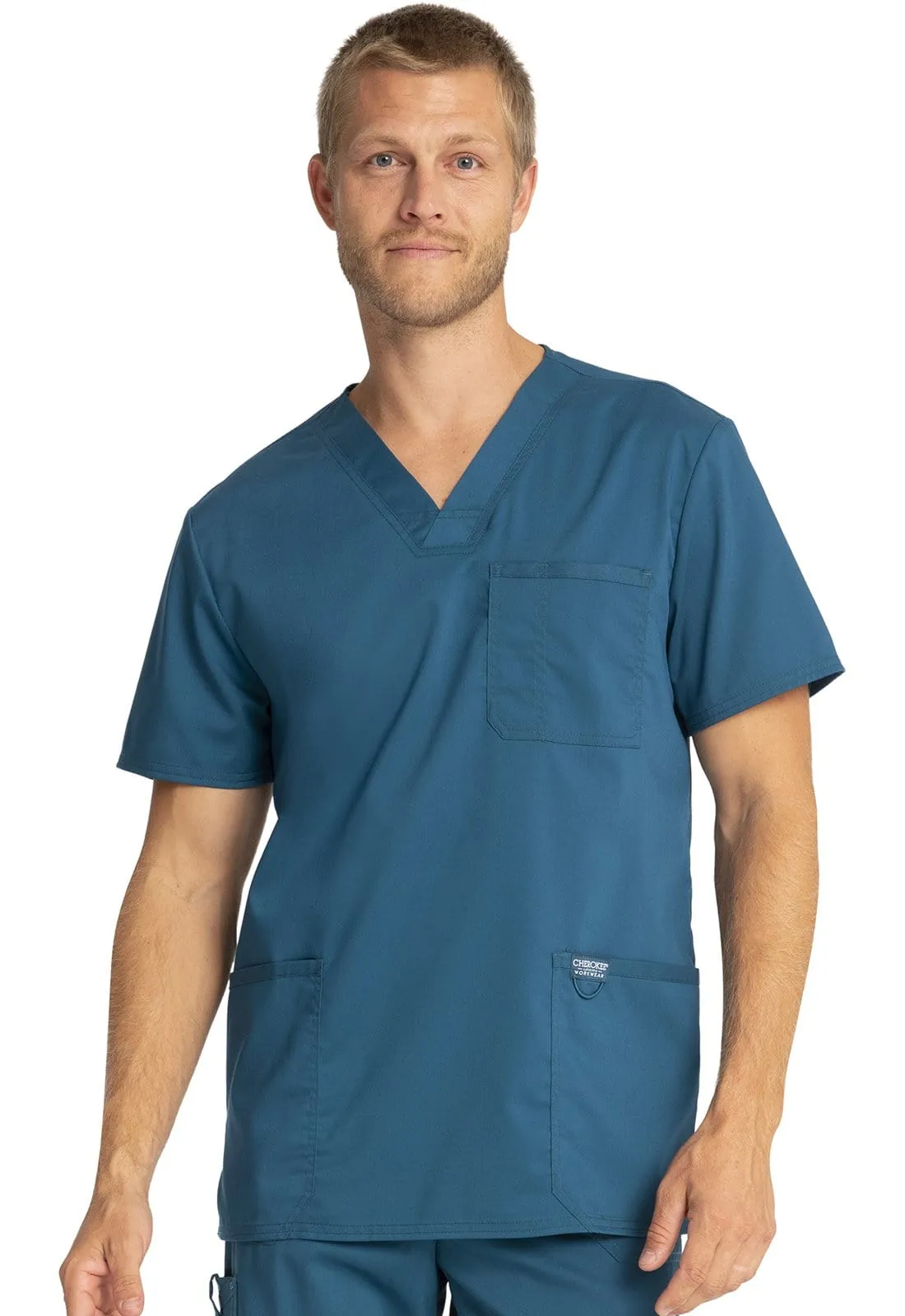 WW Revolution Men's V-Neck Scrub Top WW670